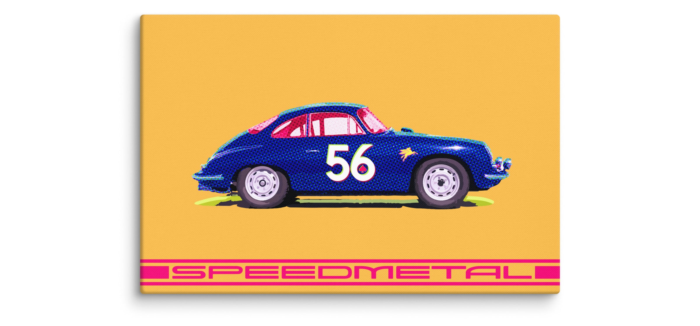 Speedmetal Ink '65 356 Coupe Canvas