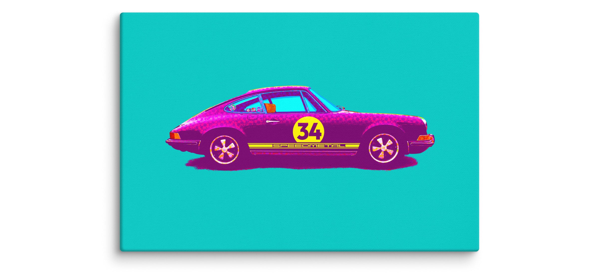 Speedmetal Ink '72 911 Coupe Canvas